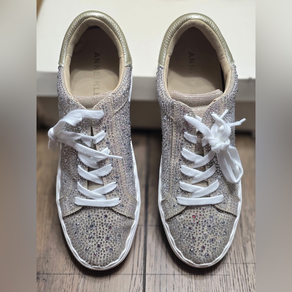 Anne Klein Metallic Champion Low-Top Sneaker - Women’s NWT Size 8.5
